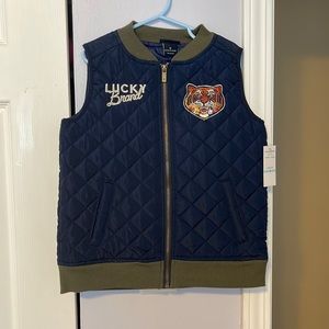 NWT boys light puffer vest. Lucky Brand